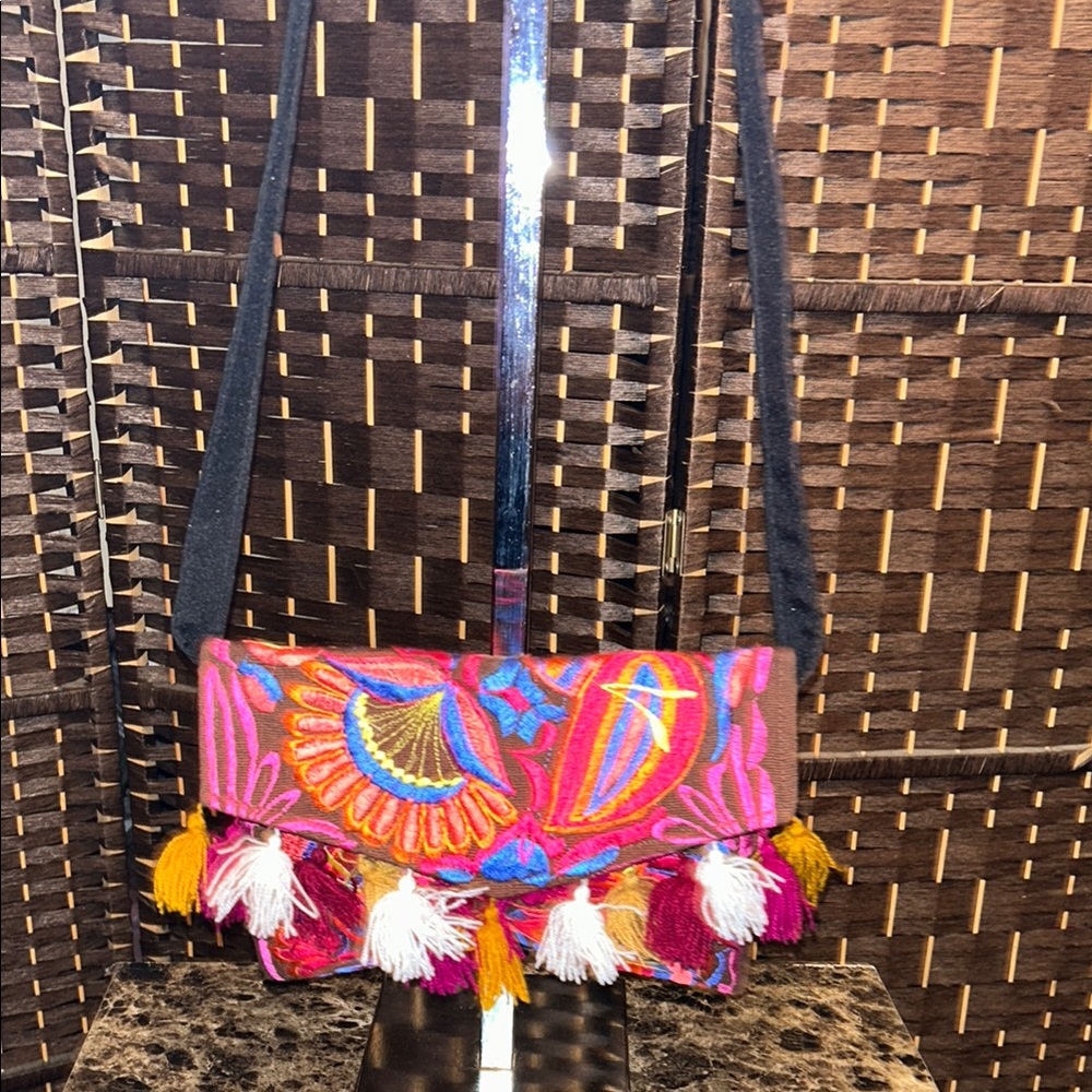 Colorful Embroidered Women's crossbody festive Bag